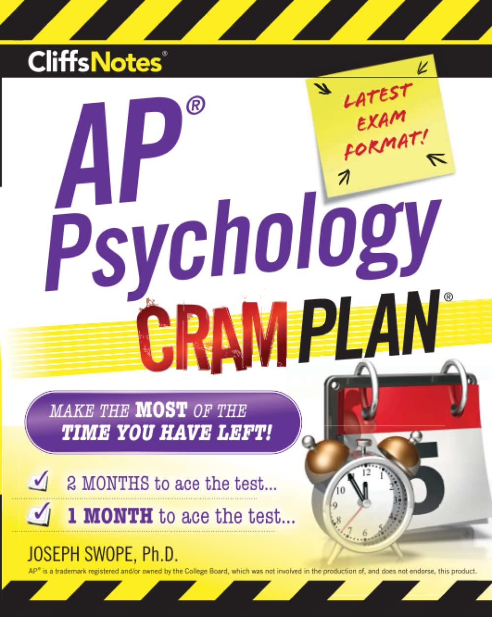 CliffsNotes AP Psychology Cram Plan,Used