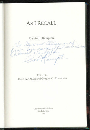 As I Recall,Used