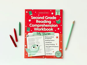 The 2nd Grade Reading Comprehension Workbook for Kids: Silly and Engaging Stories, Biographies, Poetry and Informational Text to,Used