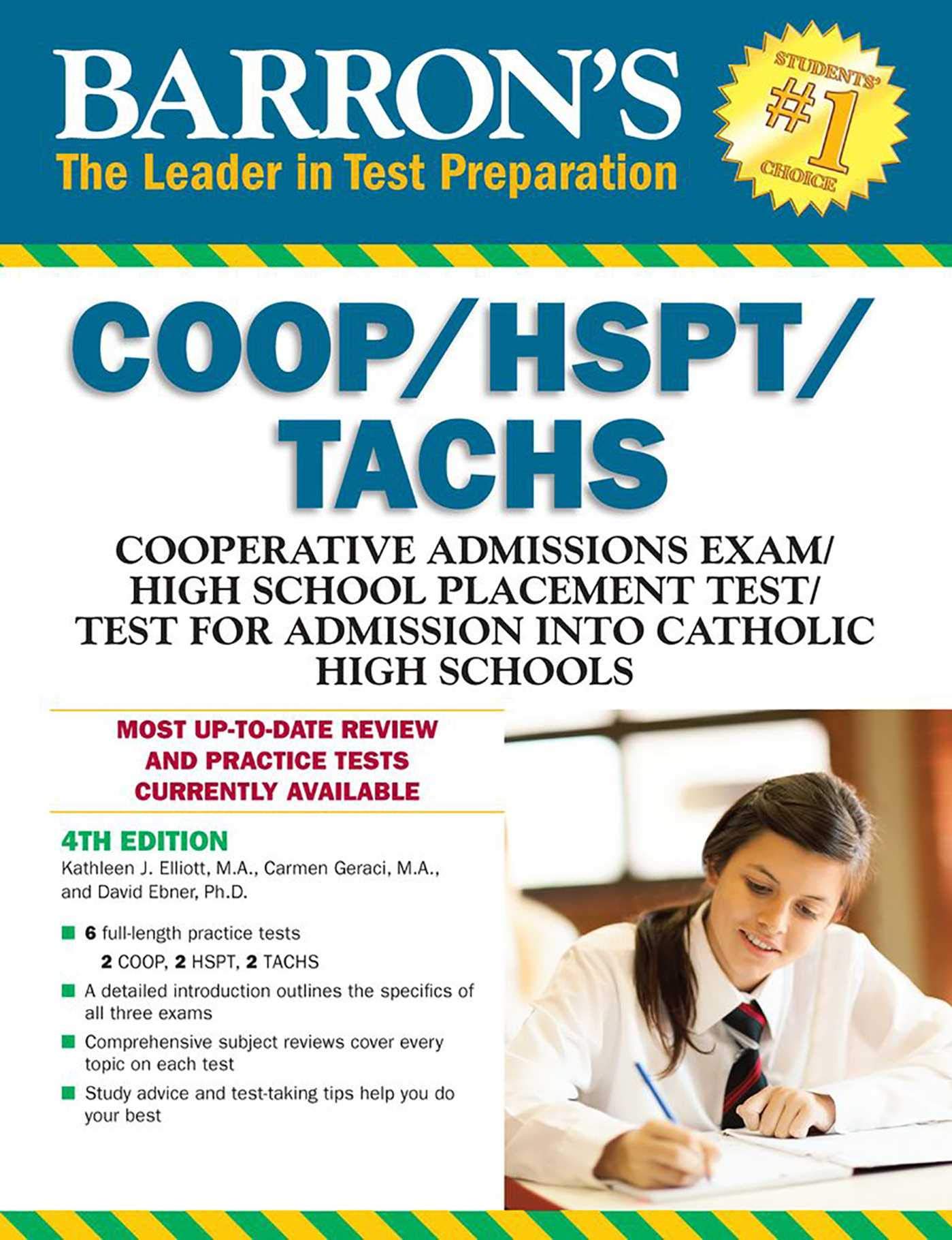 COOP/HSPT/TACHS (Barron's Test Prep),New