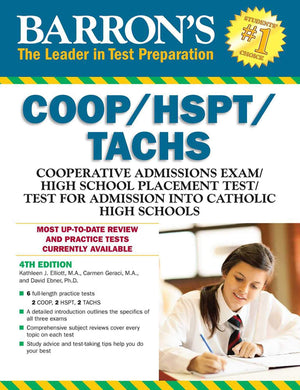 COOP/HSPT/TACHS (Barron's Test Prep),New