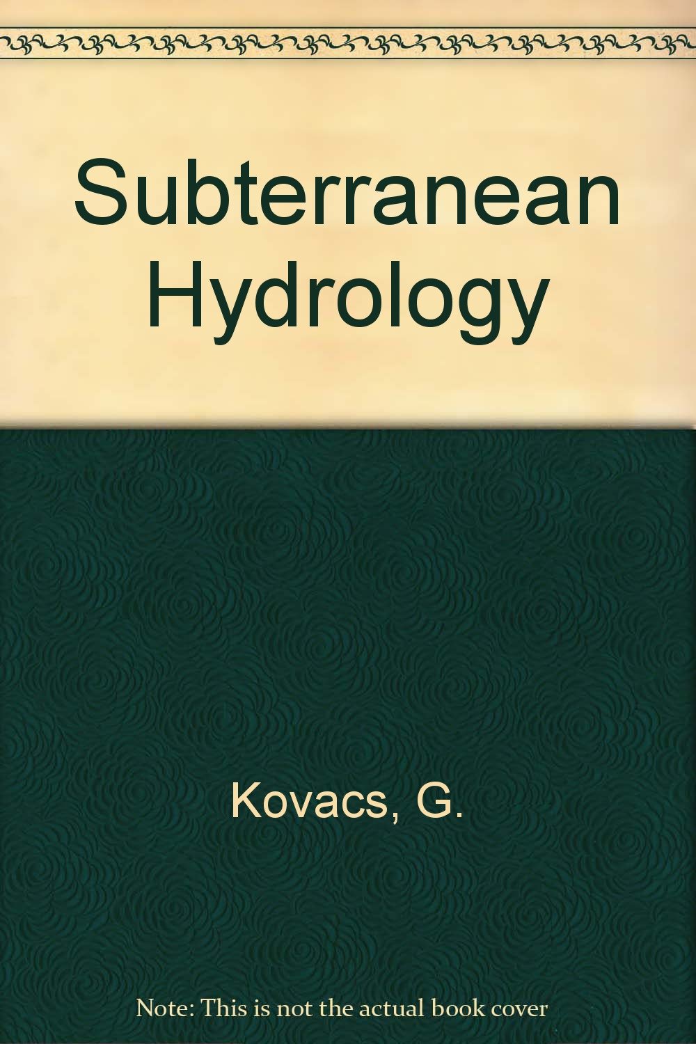 Subterranean Hydrology,Used