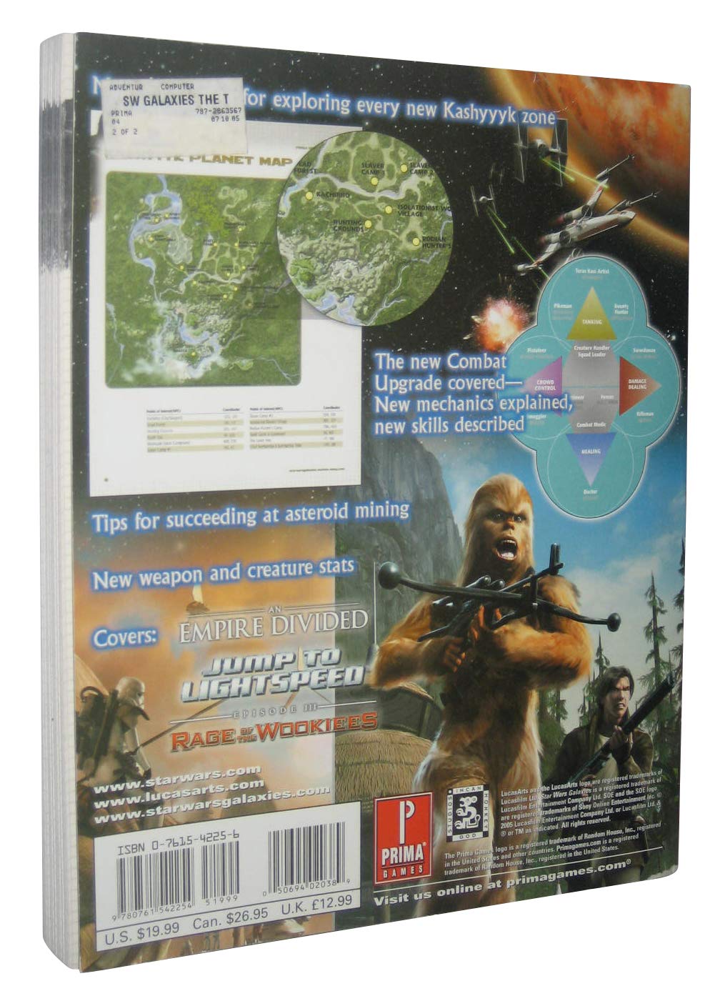 Star Wars Galaxies: The Total Experience: Prima Official Game Guide,Used