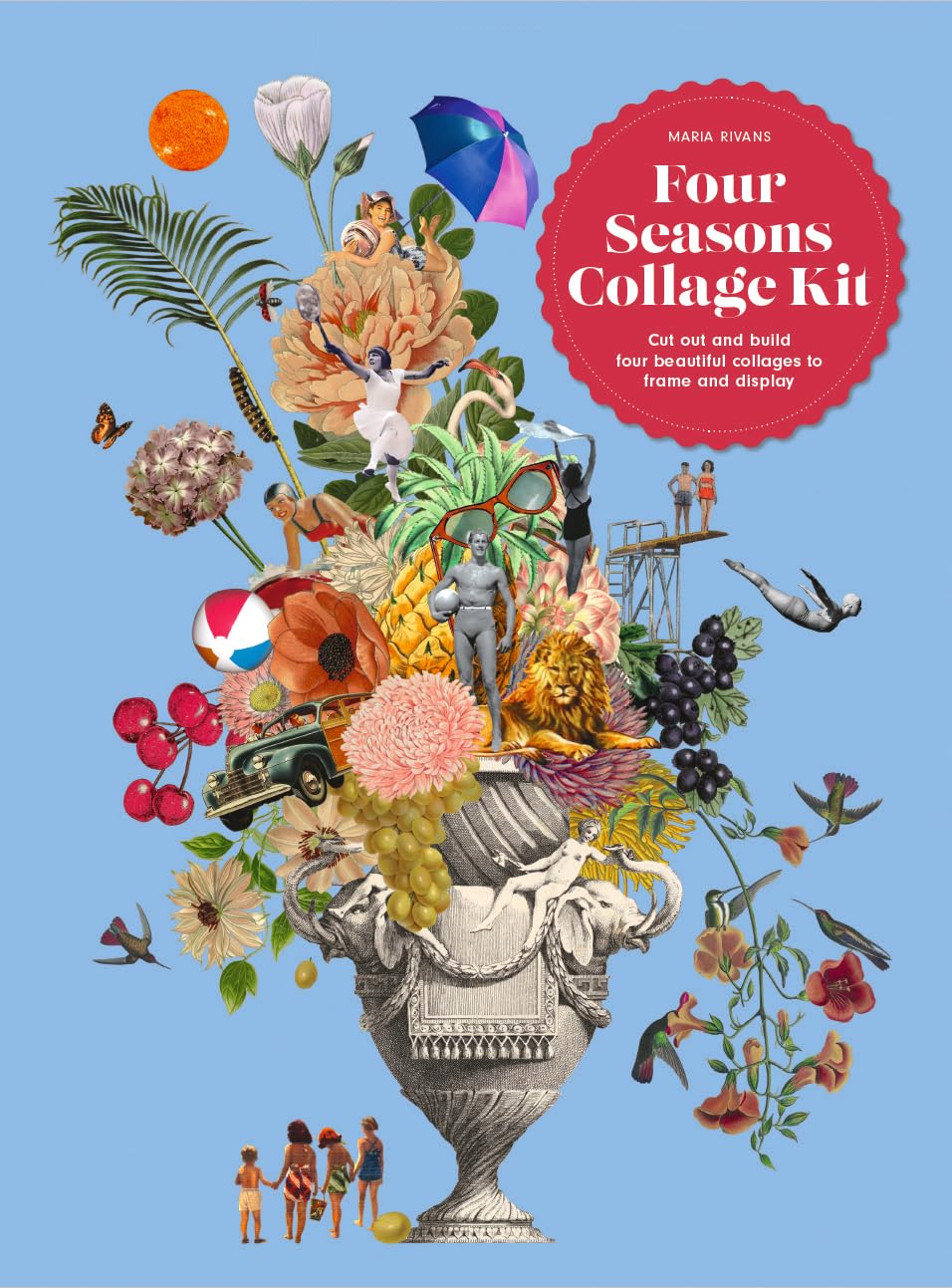 Four Seasons: Create Four Elegant Collages With The Images In This Surprising Kit,Used