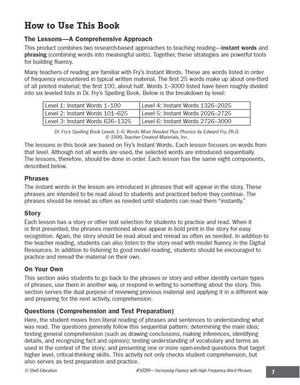 Increasing Fluency with High Frequency Word Phrases Grade 5 (Increasing Fluency Using High Frequency Word Phrases),Used