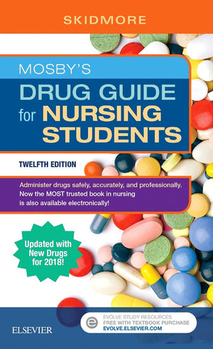 Mosby's Drug Guide for Nursing Students with 2018 Update,Used