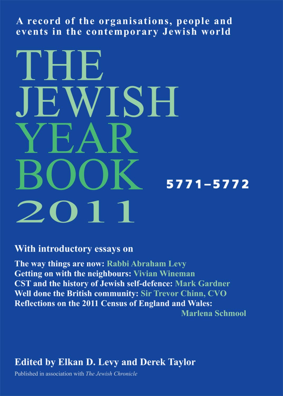 The Jewish Year Book 2011,Used
