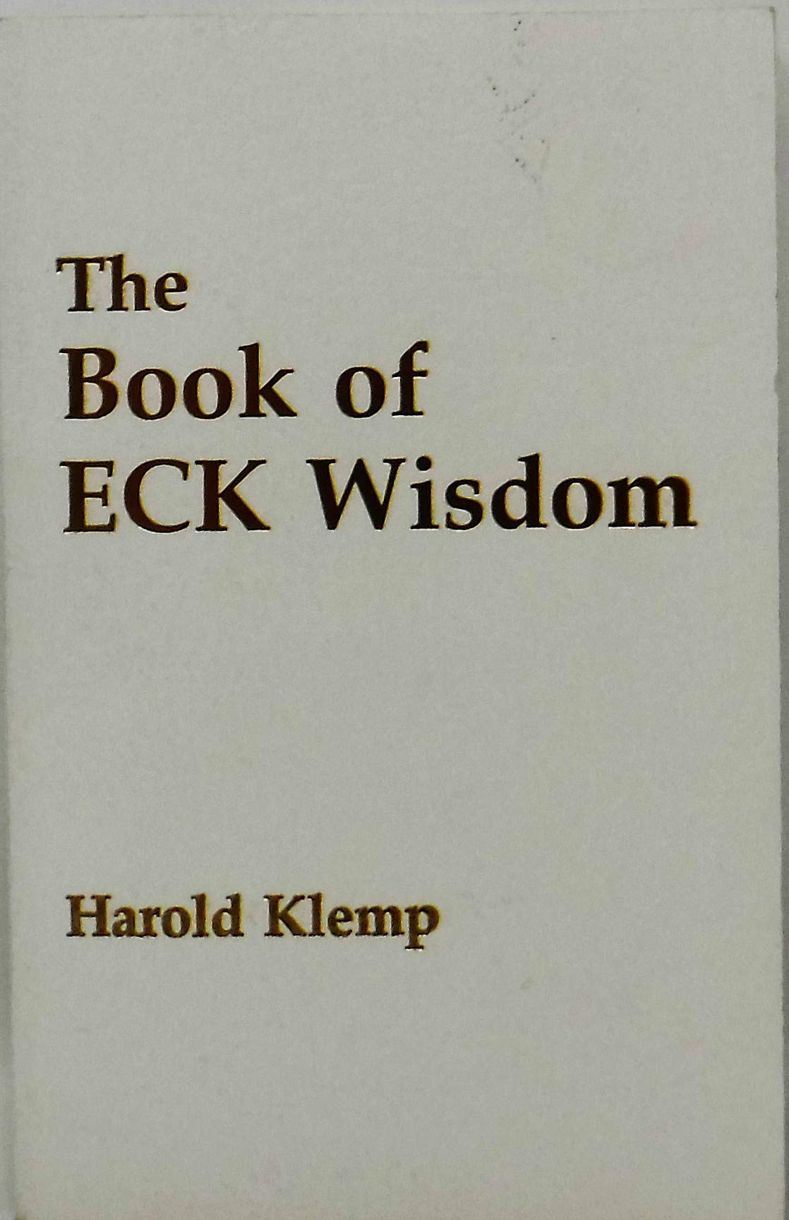 The Book of Eck Wisdom,Used