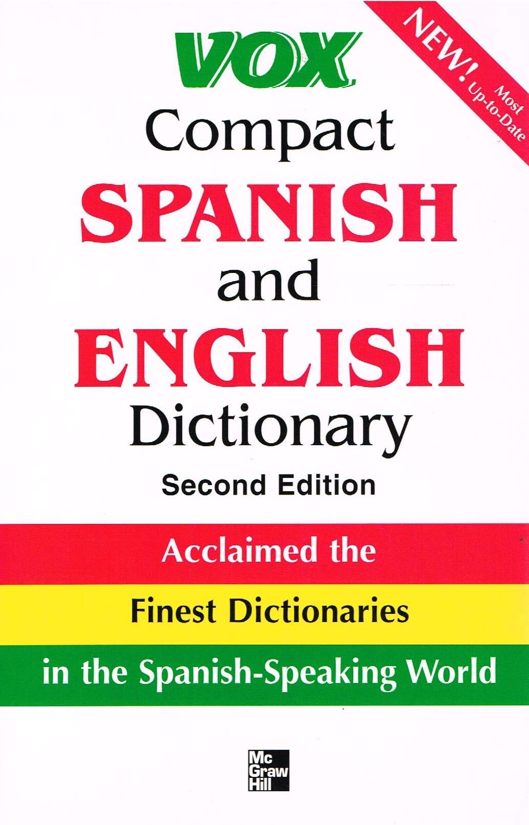 Vox Compact Spanish and English Dictionary,Used