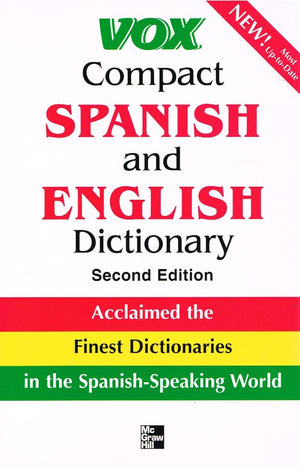 Vox Compact Spanish and English Dictionary,Used