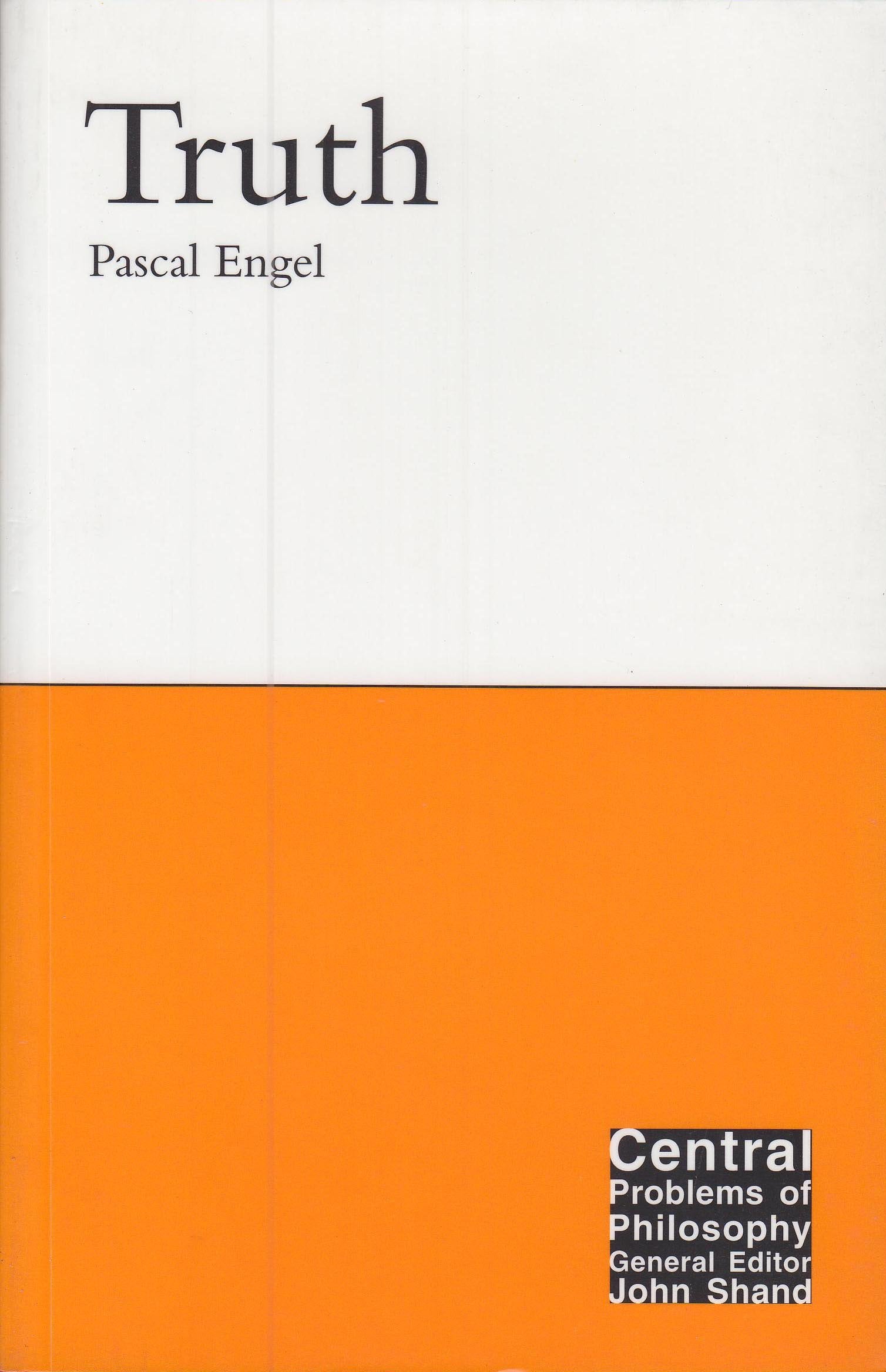 Truth (Volume 4) (Central Problems of Philosophy),Used