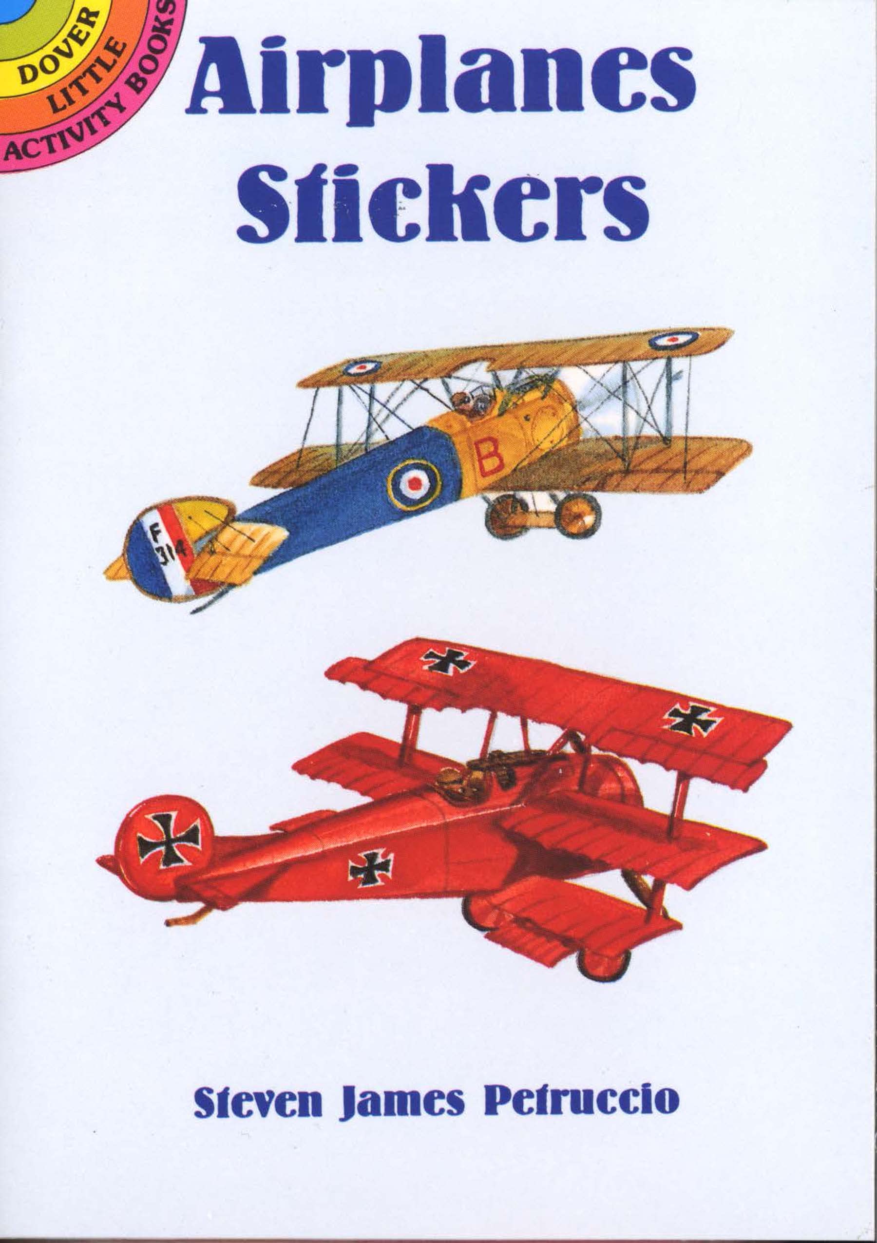 Airplanes Stickers (Dover Little Activity Books: Travel),Used
