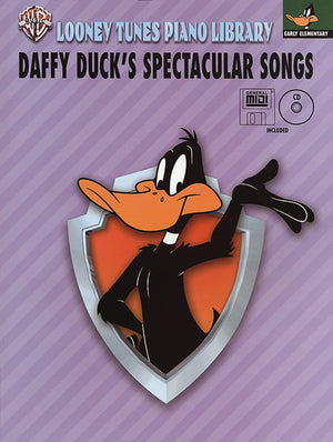 Daffy Duck's Spectacular Songs: Primer Level for Early Elementary Students (Book & CD) (Looney Tunes Piano Library),Used