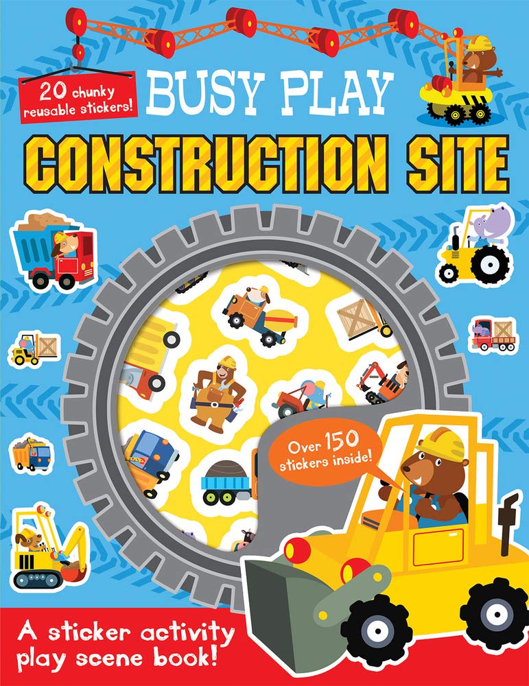 Busy Play Construction Site (Busy Play Reusable Sticker Activity),New
