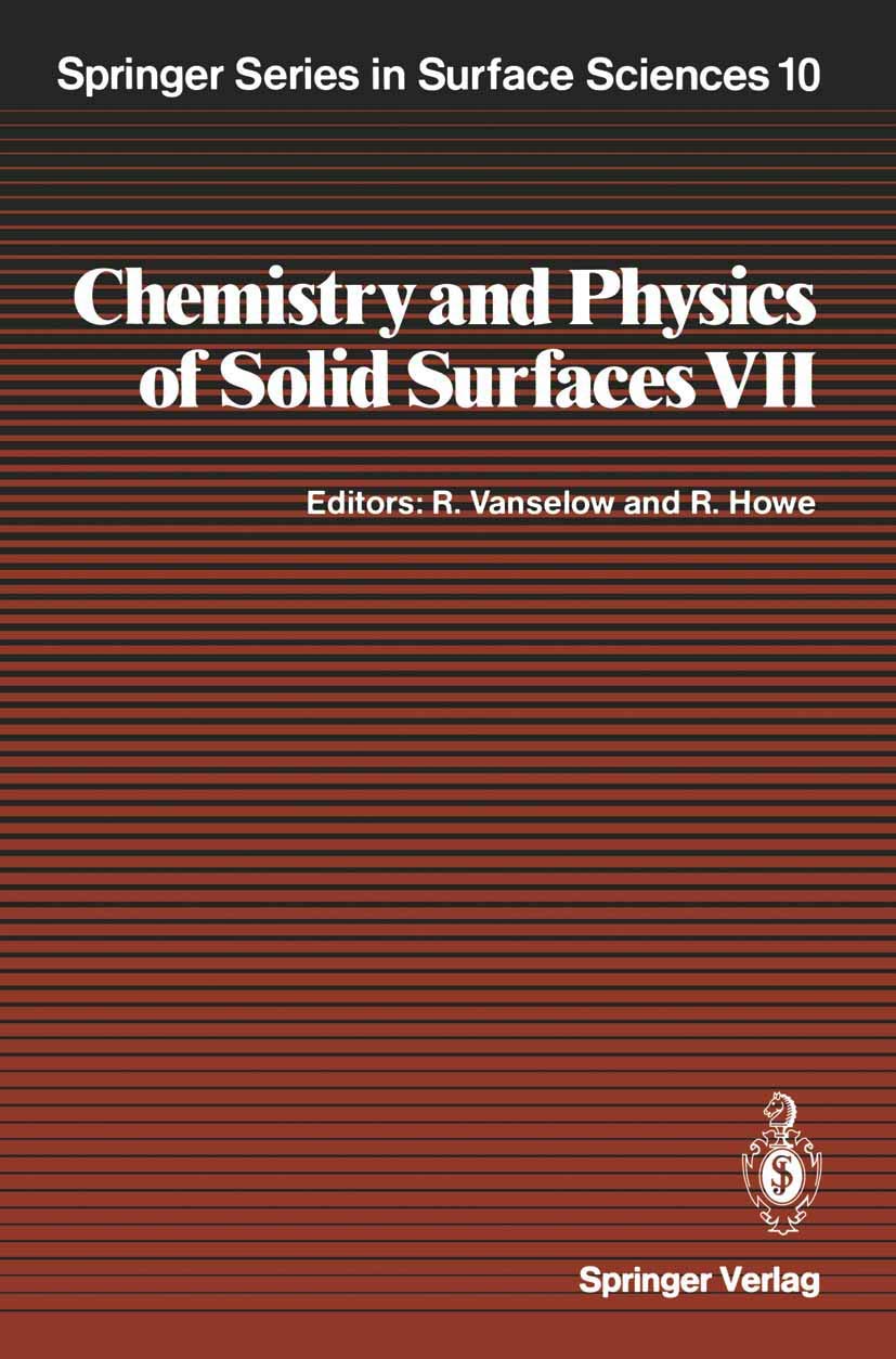 Chemistry and Physics of Solid Surfaces VII (Springer Series in Surface Sciences, 10),Used