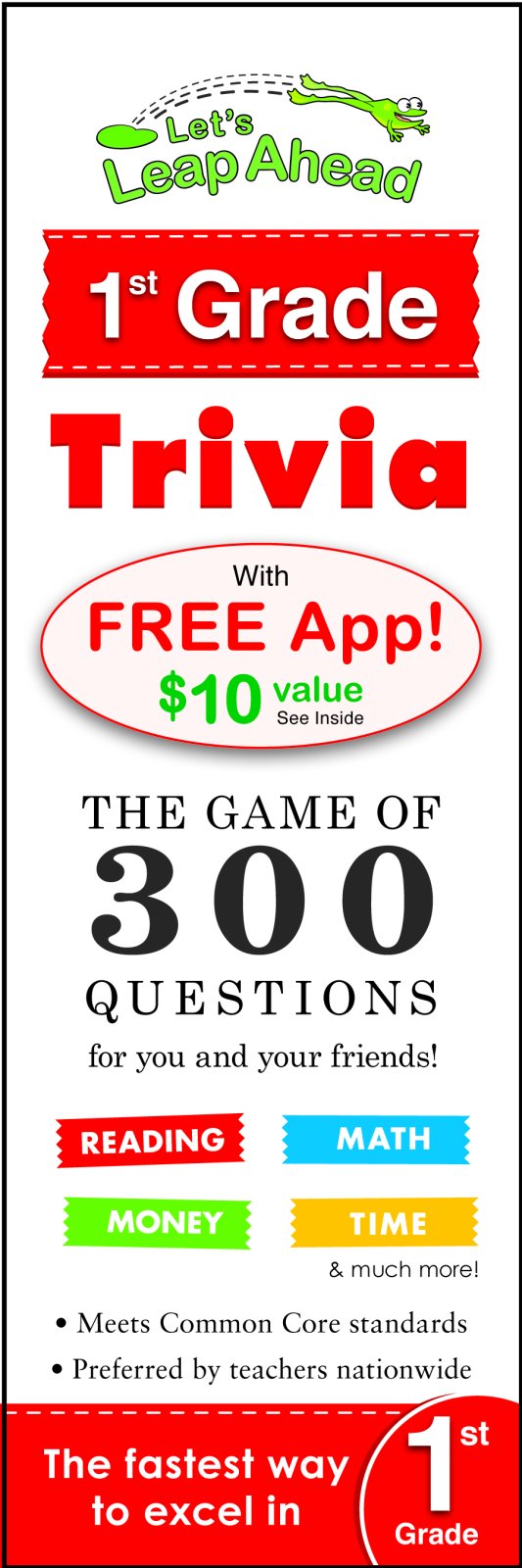 Let'S Leap Ahead 1St Grade Trivia Notepad: The Game Of 300 Questions For You And Your Friends!,Used