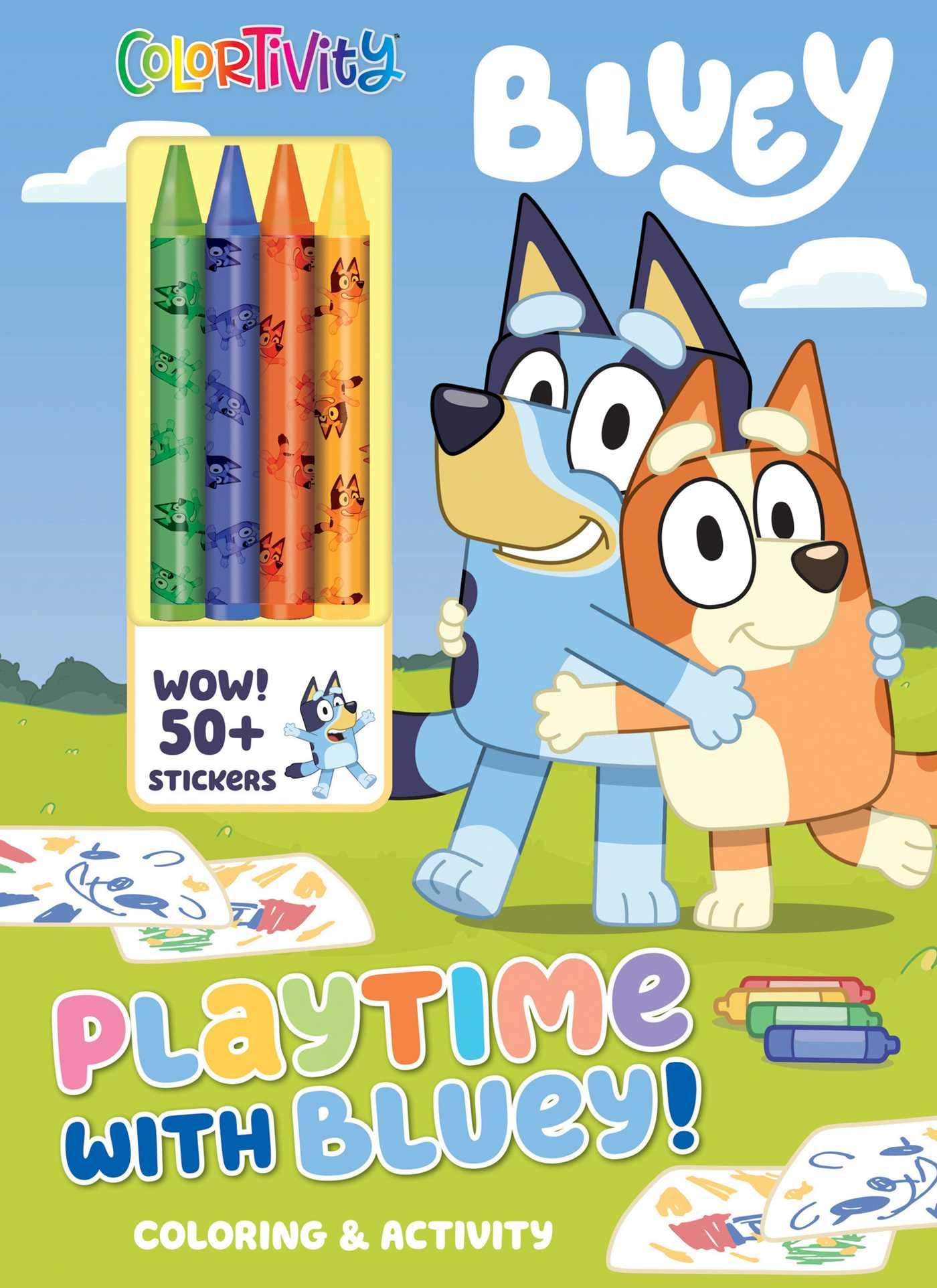 Bluey: Colortivity: Playtime With Bluey! (Coloring & Activity With Crayons),Used