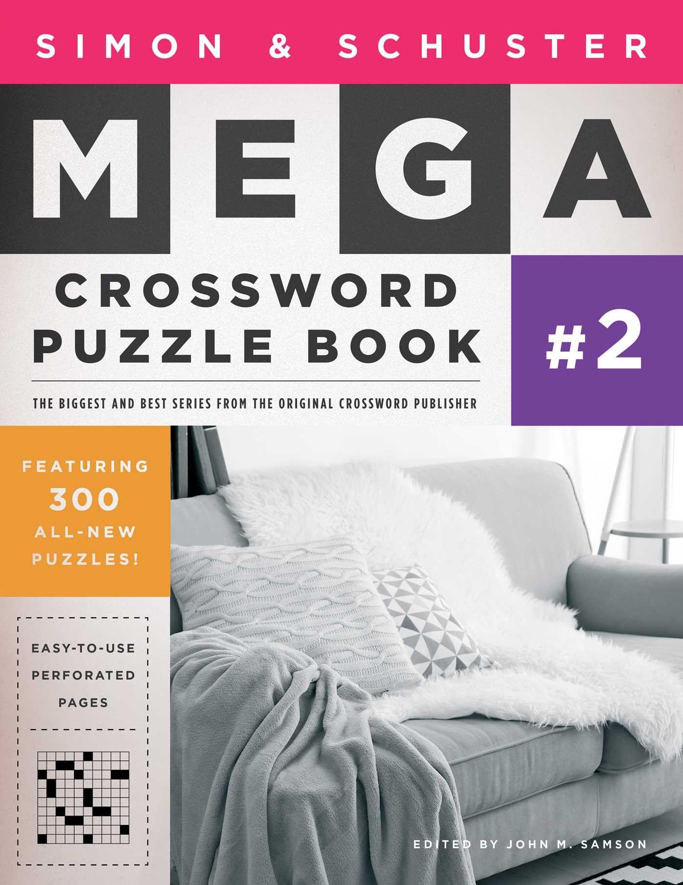 Simon & Schuster Mega Crossword Puzzle Book #2 (2) (S&S Mega Crossword Puzzles),Used