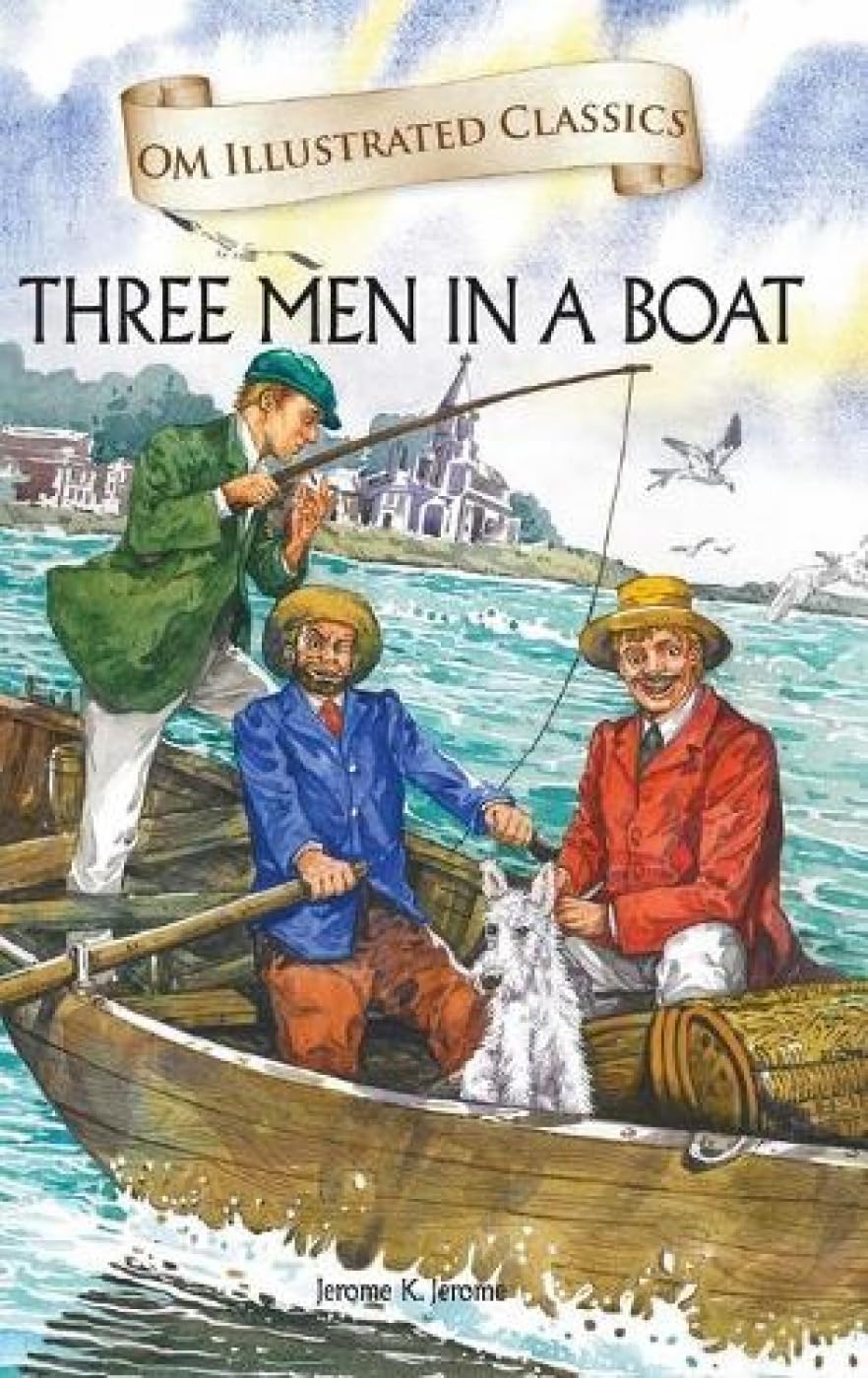 Three Men In A Boat: Illustrated Abridged Children Classics: Om Illustrated Classics