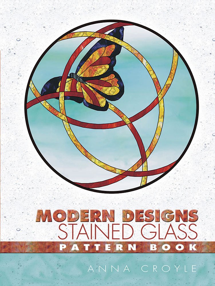 Modern Designs Stained Glass Pattern Book (Dover Crafts: Stained Glass),Used
