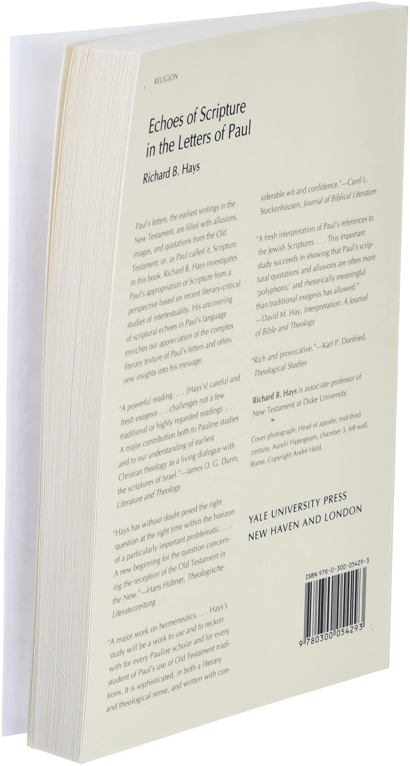 Echoes Of Scripture In The Letters Of Paul,New