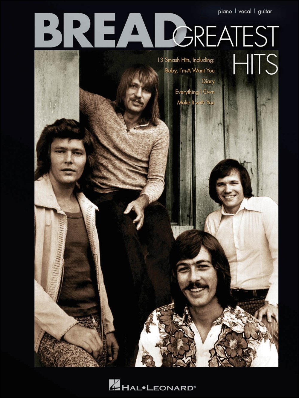 Bread  Greatest Hits Piano, Vocal and Guitar Chords,Used