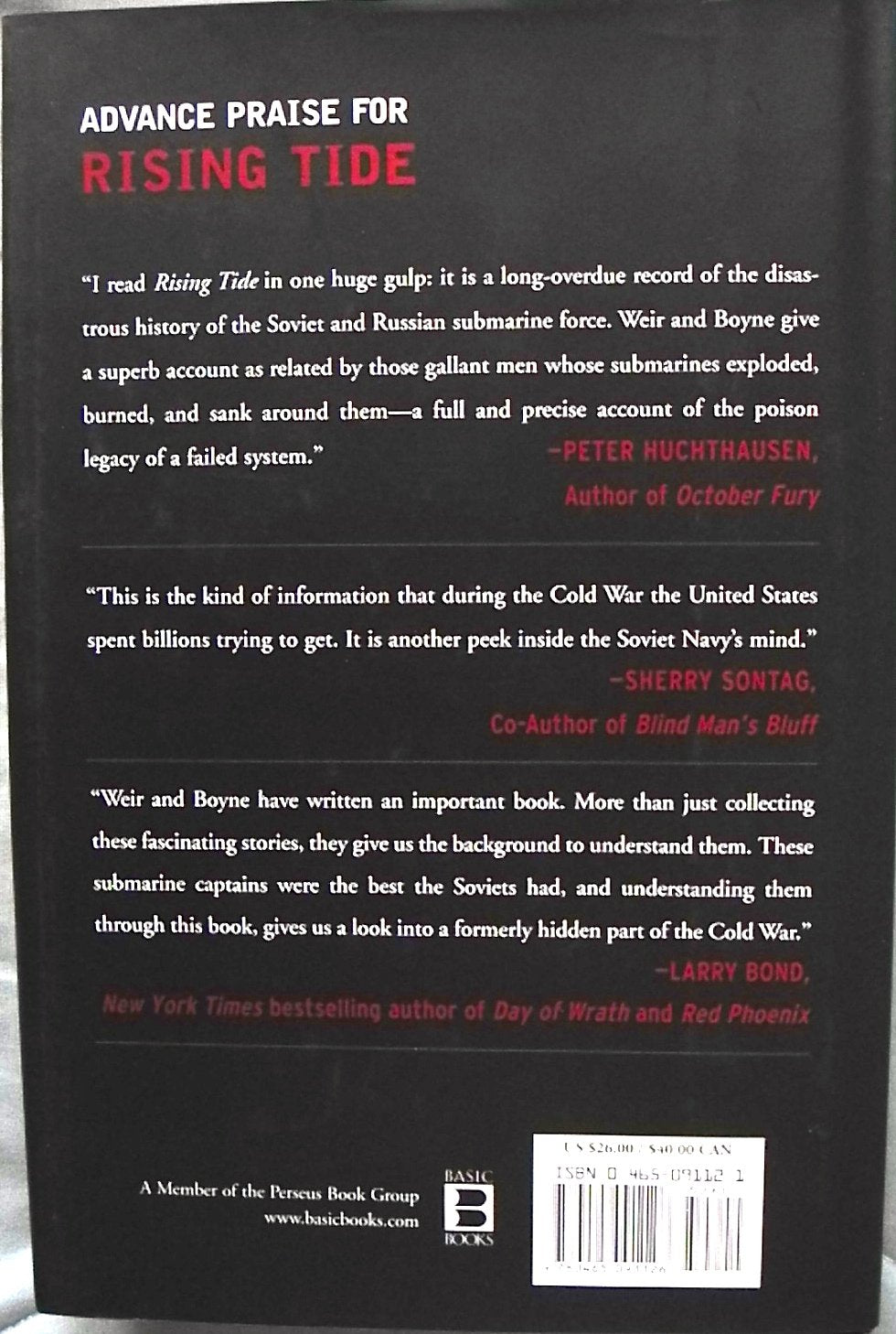 Rising Tide: The Untold Story Of The Russian Submarines That Fought The Cold War-used