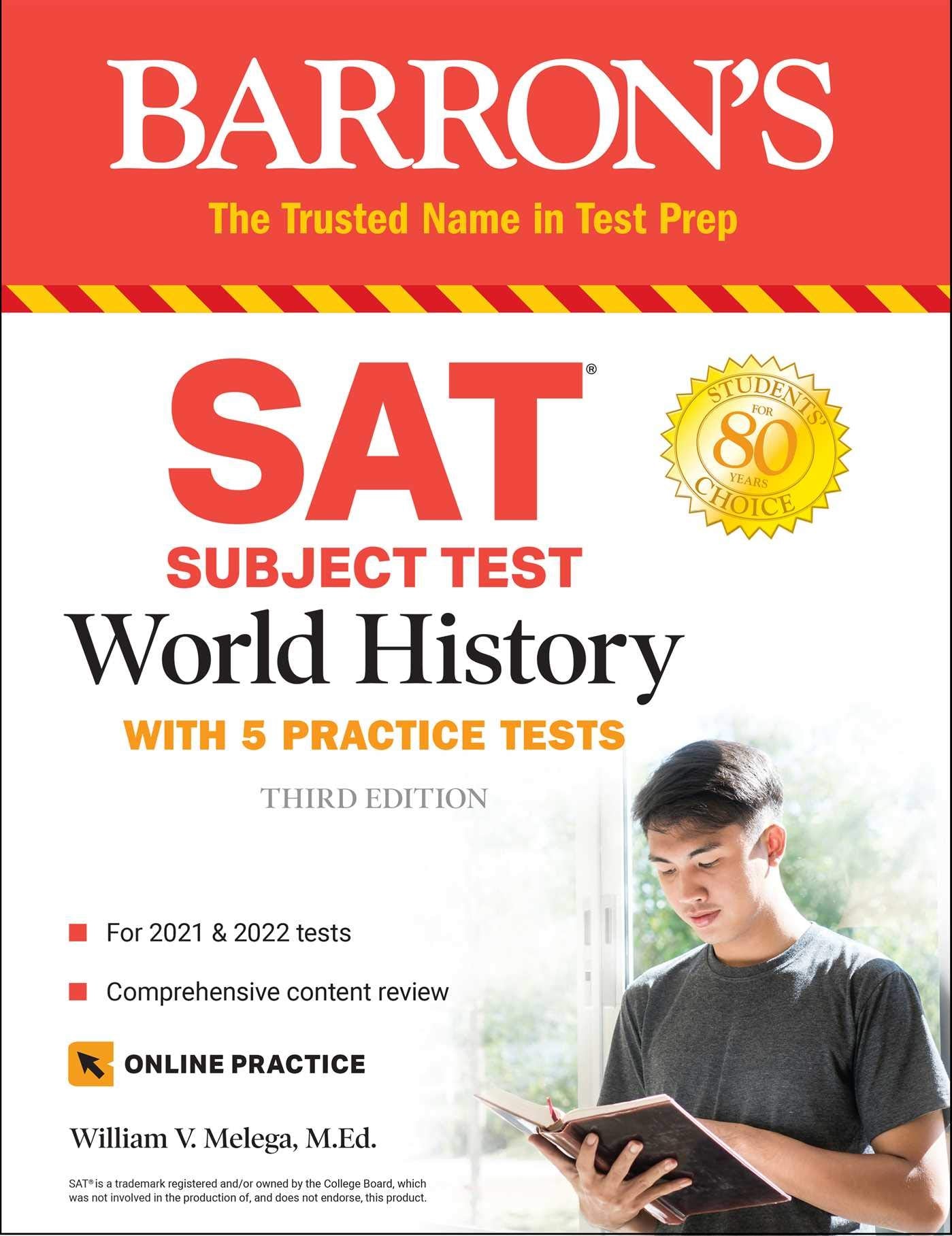 SAT Subject Test World History: with 5 practice tests (Barron's Sat Subject Tests),Used