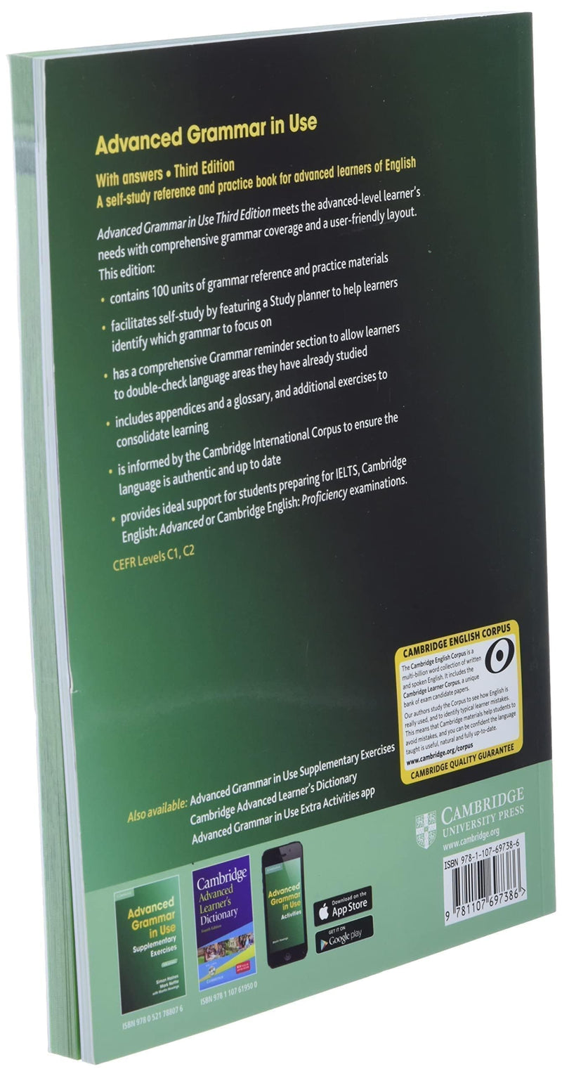 Advanced Grammar in Use with Answers: A SelfStudy Reference and Practice Book for Advanced Learners of English,Used