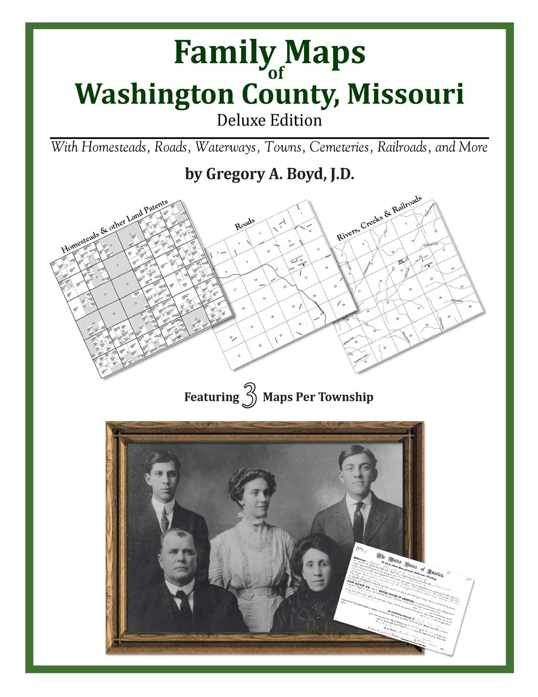 Family Maps of Washington County, Missouri,Used