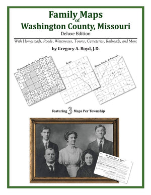 Family Maps of Washington County, Missouri,Used