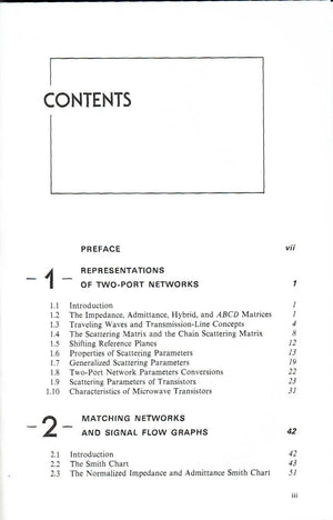 Microwave Transistor Amplifiers: Analysis And Design,New