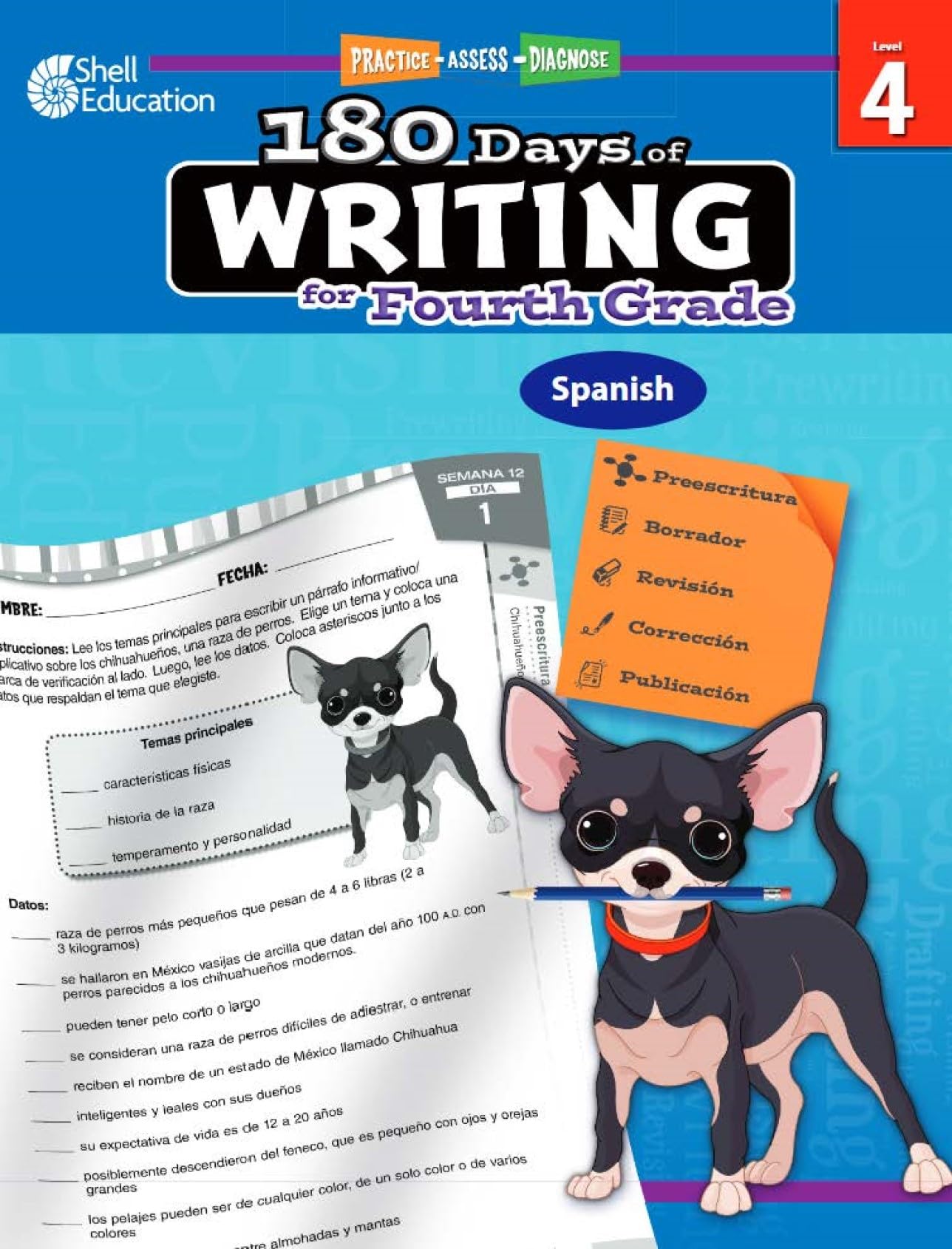 180 Days of Writing for Fourth Grade (Spanish) (Spanish Edition),Used