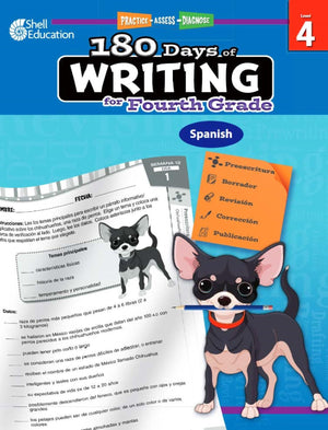 180 Days of Writing for Fourth Grade (Spanish) (Spanish Edition),Used