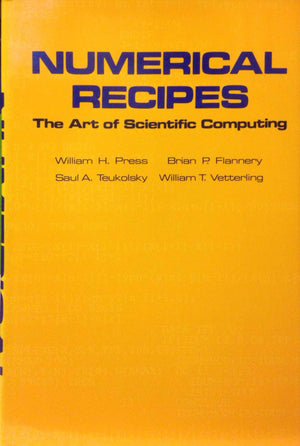 Numerical Recipes: The Art Of Scientific Computing