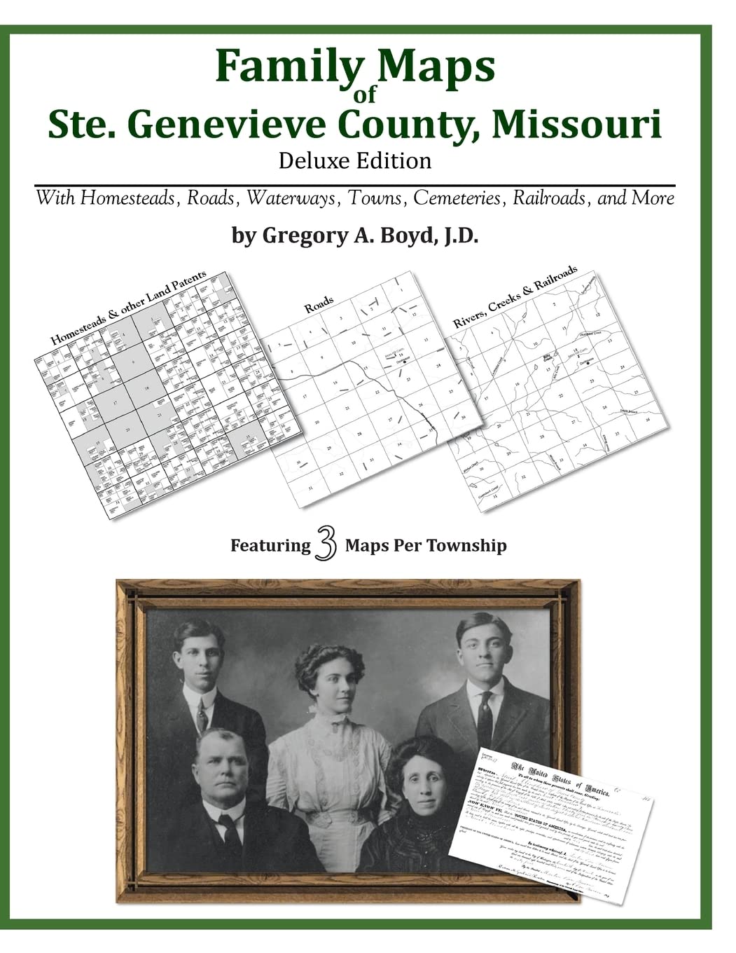 Family Maps of Ste. Genevieve County, Missouri,Used