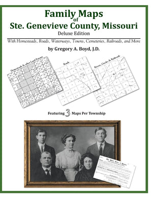 Family Maps of Ste. Genevieve County, Missouri,Used
