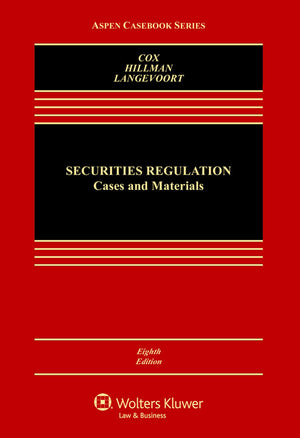 Securities Regulation: Cases and Materials (Aspen Casebook),Used