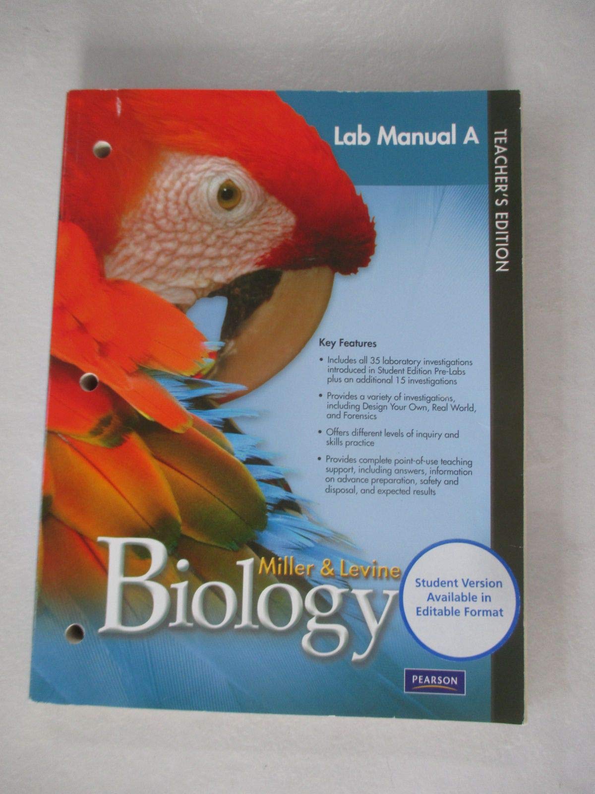 Miller & Levine Biology: Laboratory Manual A, Teacher's Edition,New