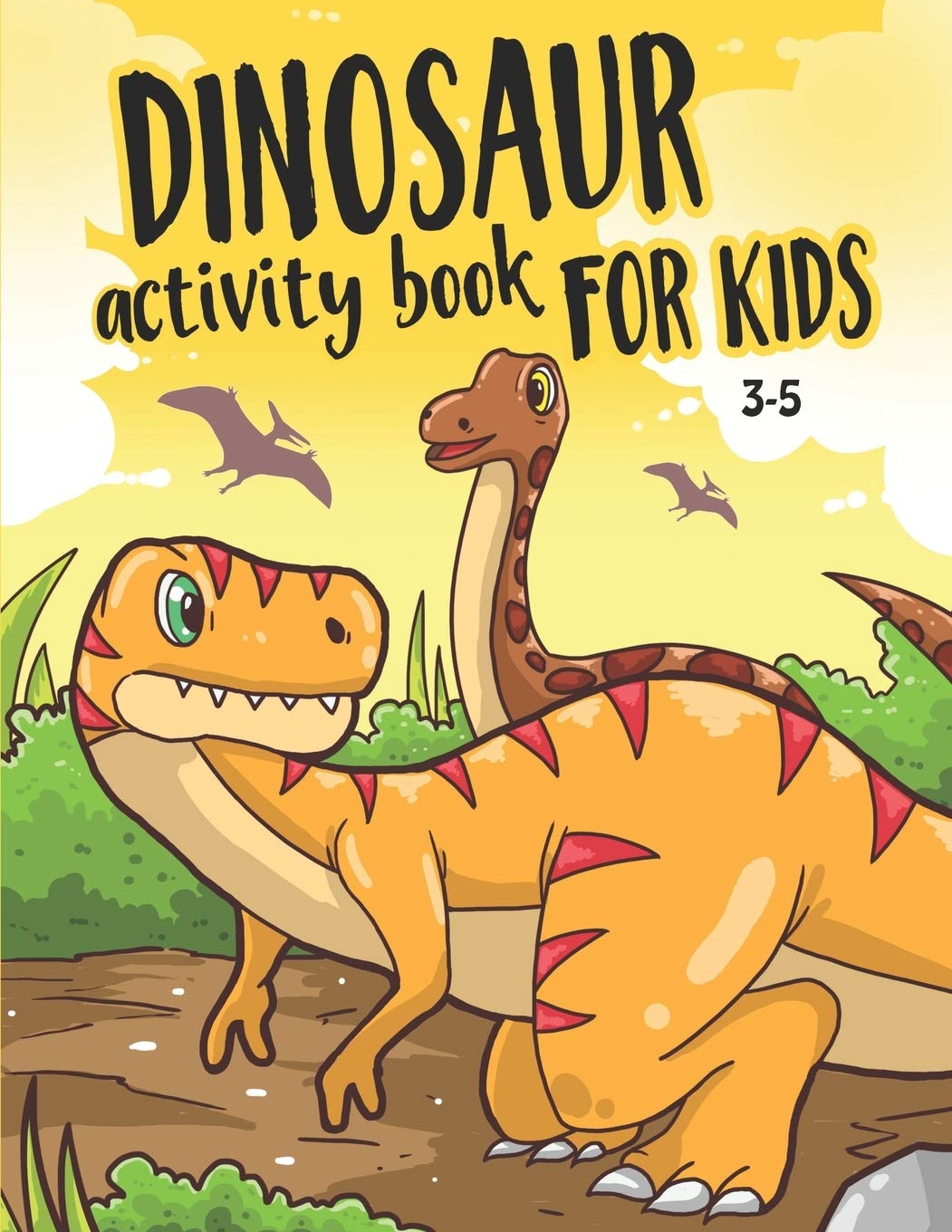 Dinosaur Activity Book for Kids 35: Fun Activities for Kids to Improve Creativity, Learning, Coloring, Word Search, and more,Used