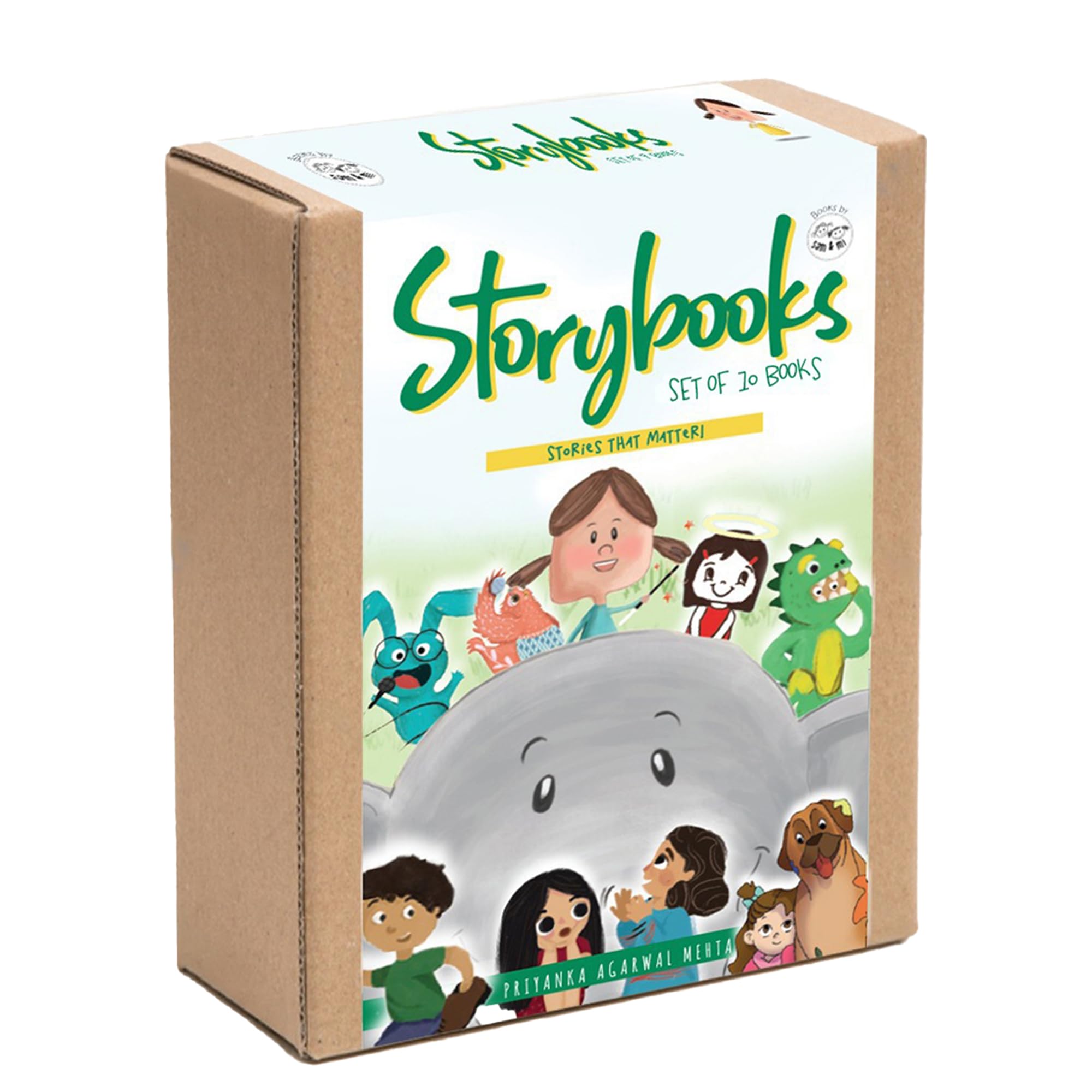 Storybooks For Kids By Sam & Mi | Gift Set Of 10 Picture Books That Build Empathy & Imagination | Perfect Educational & Bedtime Stories For Children, Boys & Girls (Ages 38)