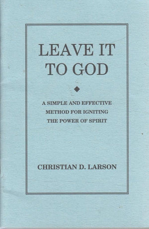 Leave it to God,New