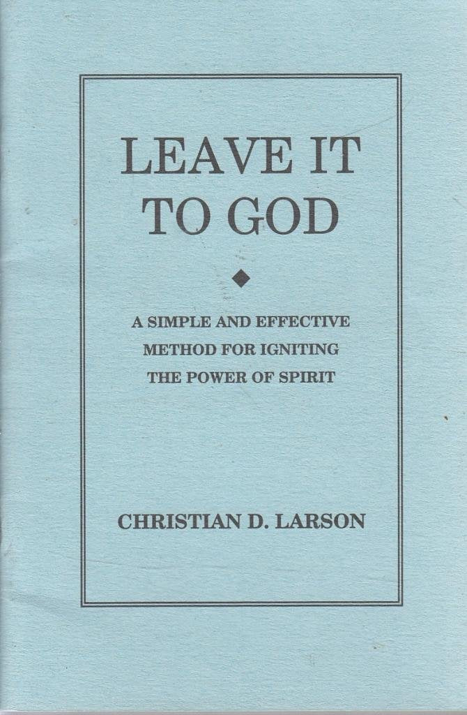 Leave it to God,New