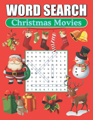 Word Search Christmas Movies: Large Print Word Find Puzzles,Used