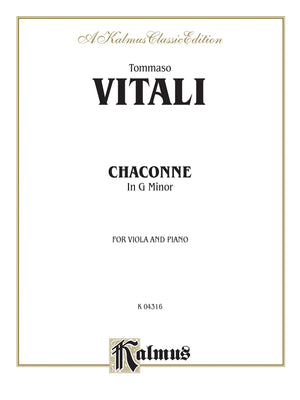 Chaconne in G Minor: Kalmus Edition,Used