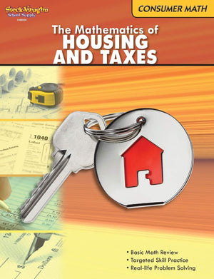 Consumer Math Reproducible The Mathematics of Housing & Taxes,Used