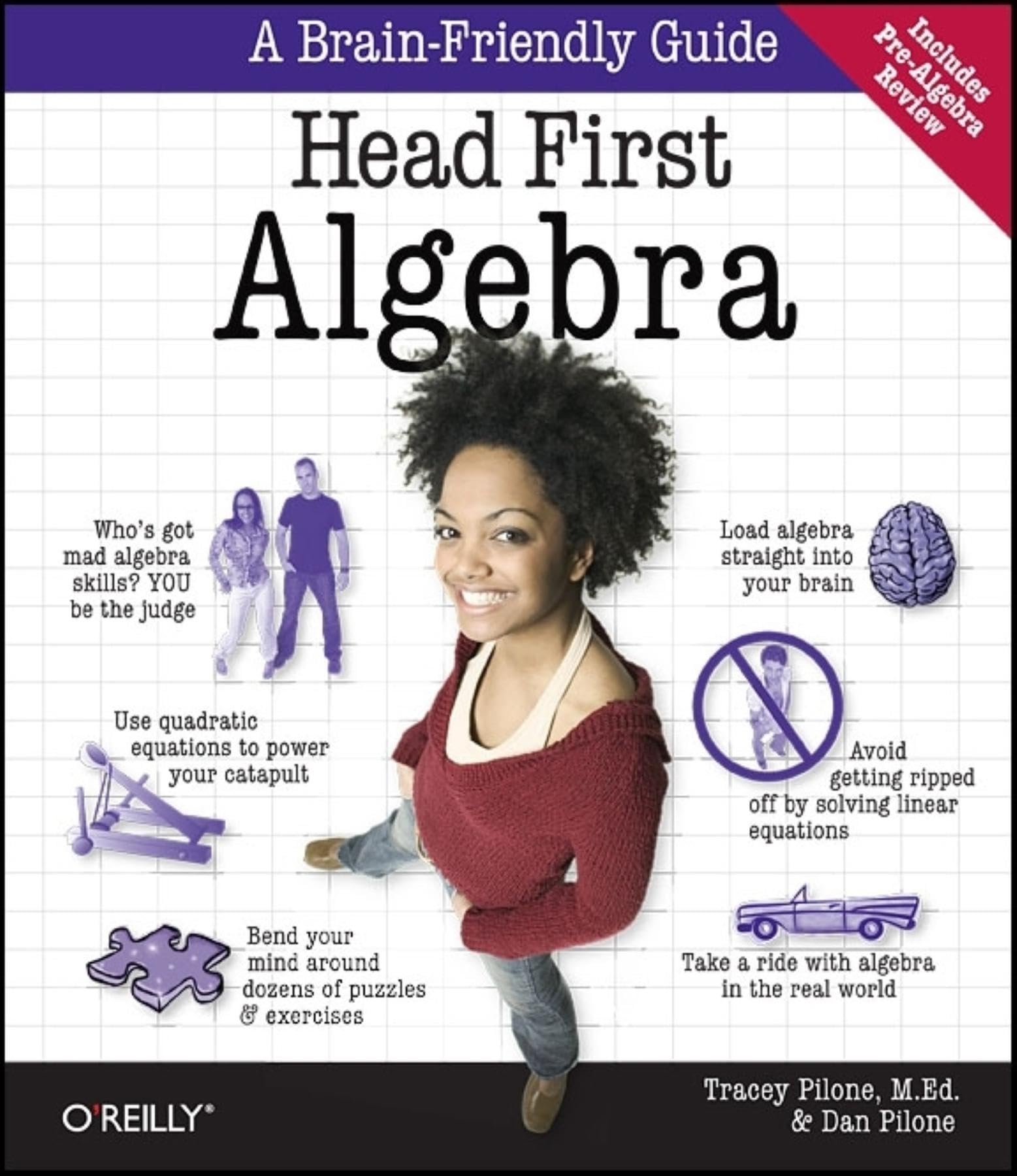 Head First Algebra: A Learner's Guide to Algebra I,Used