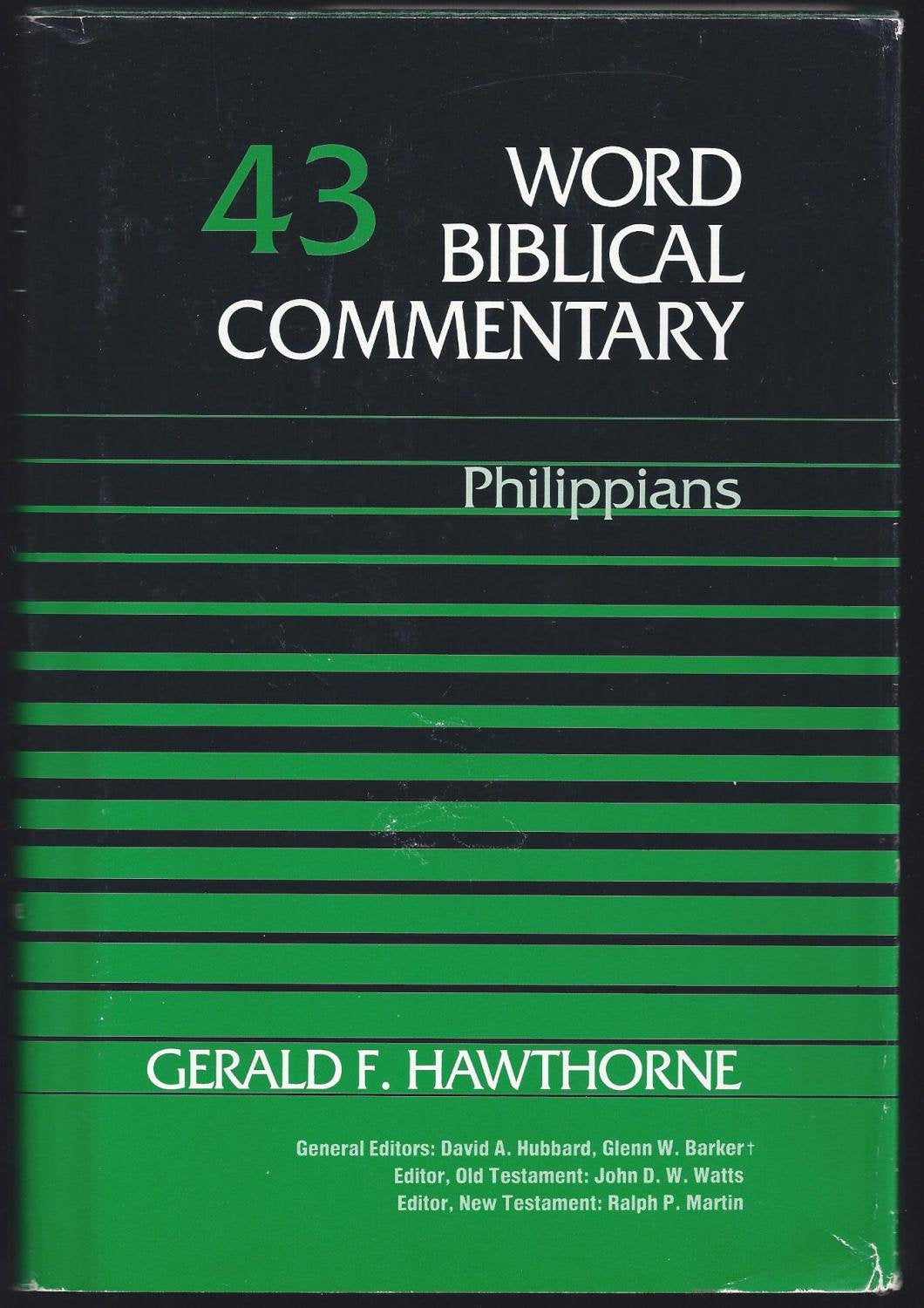 Word Biblical Commentary Vol. 43, Philippians,New