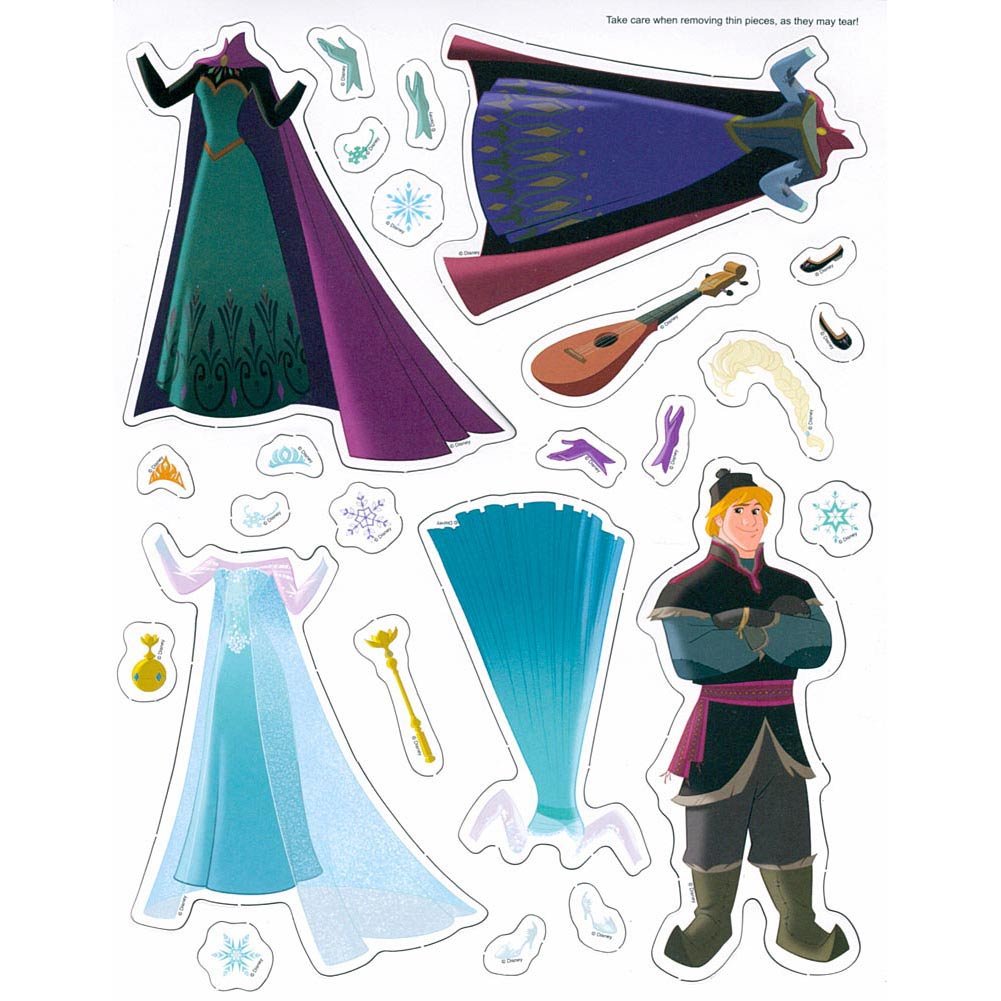 Frozen Frozen Book and Magnetic Play Set: A DressUp Book and Magnetic Play Set,Used