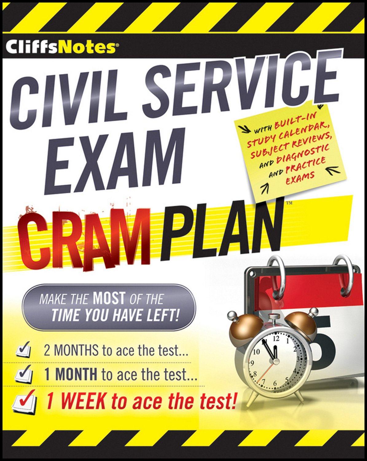 CliffsNotes Civil Service Exam Cram Plan,Used